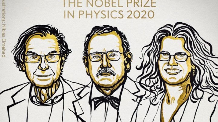 Premiul Nobel 2020 pentru Fizică, acordat pentru descoperiri în domeniul găurilor negre. Cine sunt câștigătorii