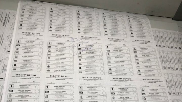 A început tipărirea buletinelor de vot pentru alegerile prezidențiale din luna noiembrie (FOTO)