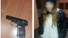 O tânără de 19 ani a ajuns pe mâna poliției, după ce asupra sa a fost depistat un pistol pneumatic fără acte