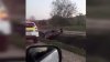 Ca în filmele de acțiune. O mașină a ajuns într-un șanț pe șoseaua Chișinău-Ungheni (VIDEO)