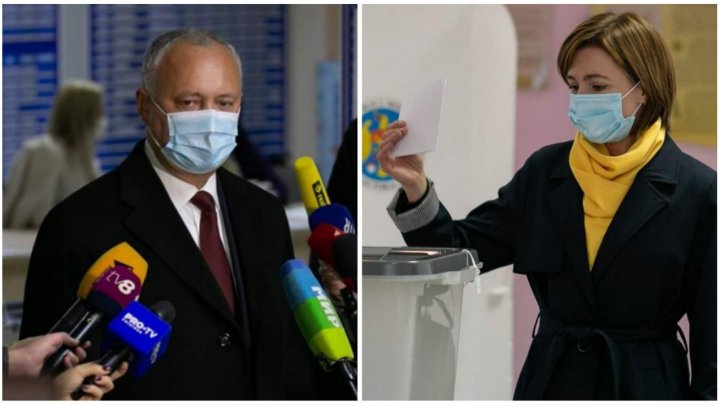 Maia Sandu sau Igor Dodon. Pentru cine ar vota moldovenii în turul II al alegerilor prezidențiale