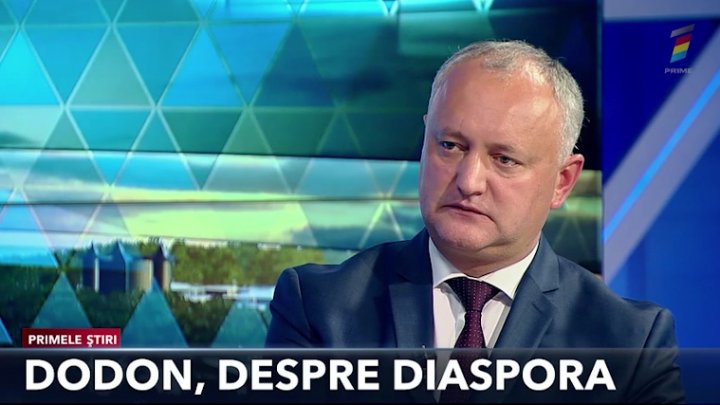 Dodon, despre “electoratul paralel”: Recunosc, poate a fost în plus acest cuvânt