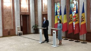 Declaraţiile Maiei Sandu şi a lui Klaus Iohannis, după întrevederea de la Preşedinţie