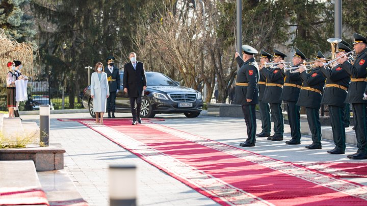 Klaus Iohannis, în vizită la Chişinău (FOTOREPORT)