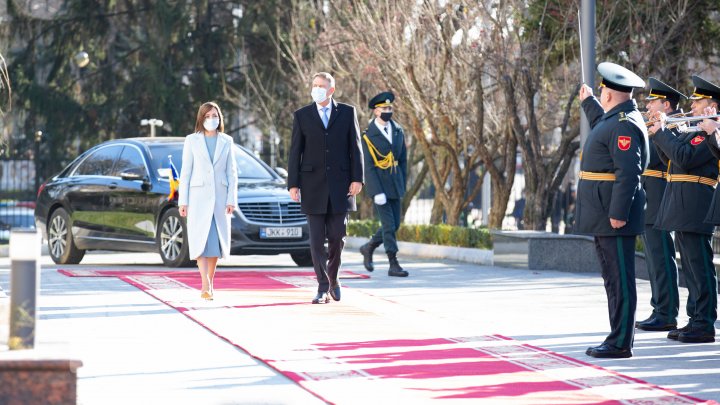 Klaus Iohannis, în vizită la Chişinău (FOTOREPORT)