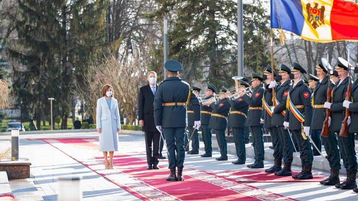 Klaus Iohannis, în vizită la Chişinău (FOTOREPORT)