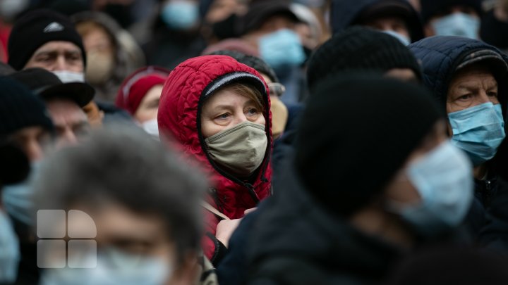 Protest în fața Parlamentului (FOTOREPORT)