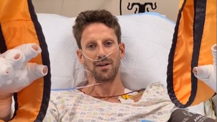 Mesaj emoționant de la Romain Grosjean, după accidentul teribil de la Marele Premiu al Bahrainului de Formula 1