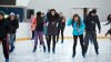 Distracţie la patinoar! Singura zonă de distracţii de acest fel din Chişinău s-a transformat într-un adevărat furnicar în perioada sărbătorilor