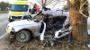 ACCIDENT GRAV în raionul Sîngerei. O şoferiţă de 20 de ani a murit, iar doi pasageri au ajuns la spital (FOTO)