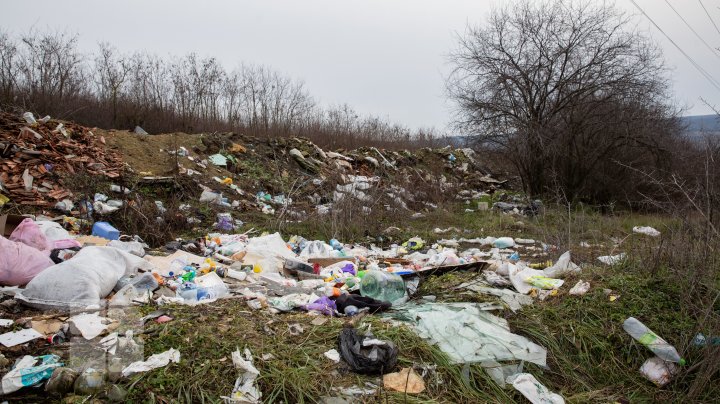 Deşeurile îneacă la propriu locuitorii satului Tătăreşti, Străşeni. Oamenii sunt indignaţi de problema vizibilă şi urât mirositoare (FOTO)