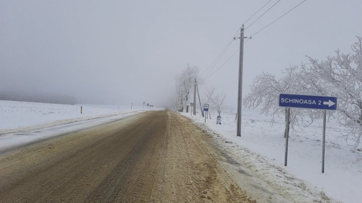 Ceaţă, zăpadă şi polei. Care este starea drumurilor