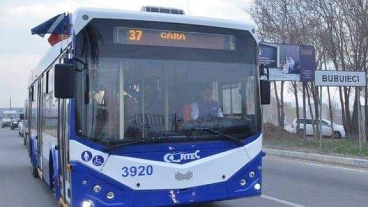 Itinerarul troleibuzului nr. 37, ce leagă capitala cu satul Bubuieci, prelungit cu 2 km