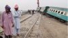 Grav accident feroviar în Pakistan. Cel puțin un om a murit, iar 40 au fost răniți după ce un tren a deraiat