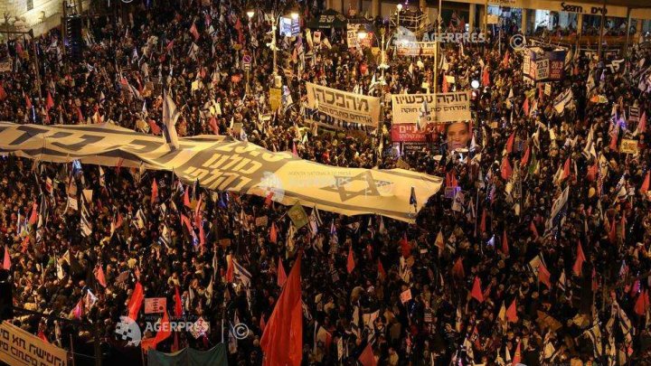 Mii de israelieni au protestat împotriva premierului Netanyahu cu trei zile înaintea alegerilor