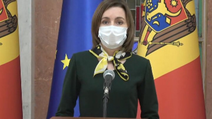 Maia Sandu merge cu Igor Grosu pentru votul din Parlament 