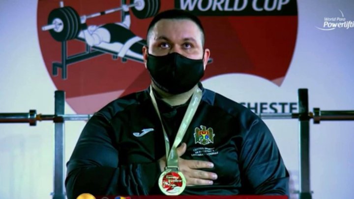 Performanță răsunătoare! Paralimpicul Ștefan Roșca a câștigat medalia de aur la Cupa Mondială de powerlifting