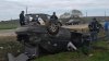 ACCIDENT VIOLENT la Telenești. O mașină, răsturnată pe șosea (FOTO)
