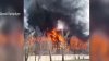 Blocul istoric din Sankt Petersburg mistuit de flăcări ar fi fost incendiat