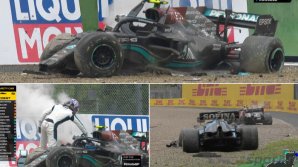 Nebunie totală la Marele Premiu de Formula 1. Valtteri Bottas s-a ciocnit cu britanicul George Russell de la Williams