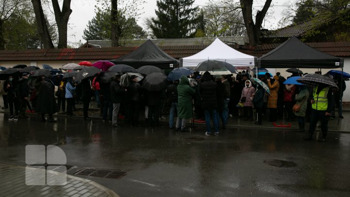 Protest la Curtea Constituțională. Simpatizanții PAS au ieşit să apere Constituţia (FOTO)