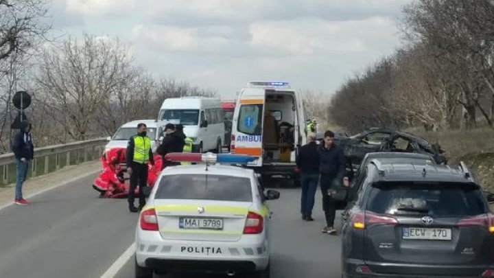 ACCIDENT GRAV în raionul Strășeni. Un șofer circula cu o viteză de 169km/h (VIDEO/FOTO)