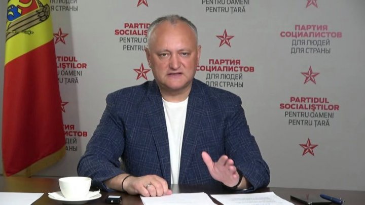 Dodon: "Azi, mâine, va începe campania electorală. Cred că vom surprinde neplăcut opoziția"