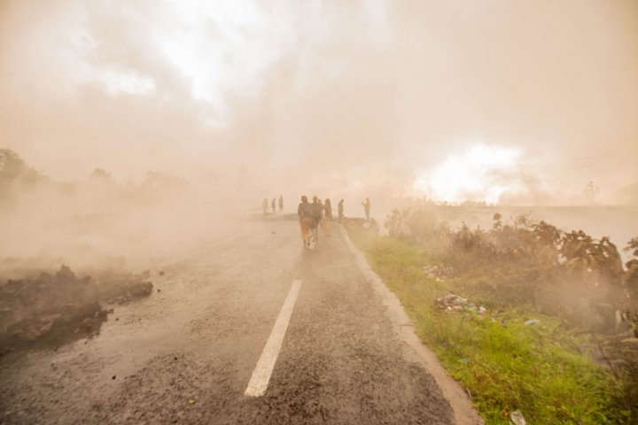 Imagini apocaliptice în Congo, după erupţia vulcanului Nyiragongo (FOTO)