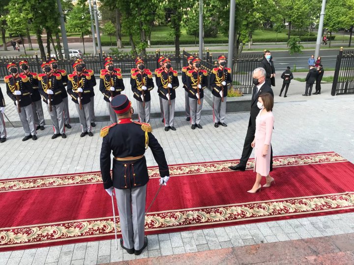 LIVE: Ceremonia primirii oficiale a Președintelui Republicii Lituaniene, Gitanas Nauseda, de către Președintele Republicii Moldova, Maia Sandu