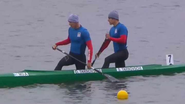 Medalie pentru Moldova la Cupa Mondială de caiac-canoe. Frații Tranvoschi au câştigat "argintul" la competiţia din Barnaul