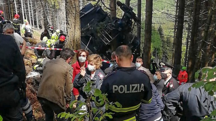 TRAGEDIA din Italia. Poveștile celor care au murit, după ce o cabină de teleferic s-a prăbușit de la înălțime