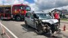 Accident la Ialoveni. Un bărbat a fost prins între fiare, după ce automobilul pe care îl conducea s-a ciocnit cu un Kamaz (FOTO)