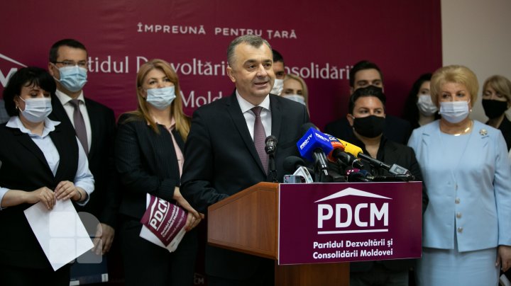 Partidul fostului premier Ion Chicu s-a lansat oficial în campania electorală (FOTO)