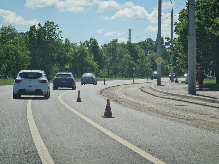 Strada Albişoara, din nou şantier. Se fac lucrări de reabilitare (FOTO)