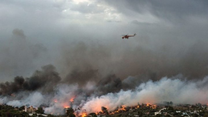 Avertizare de călătorie pentru Grecia. Zonele cu risc crescut de incendii