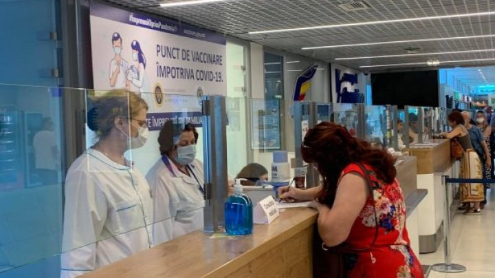 Un nou punct de vaccinare a fost inaugurat în incinta Aeroportului Internațional Chișinău