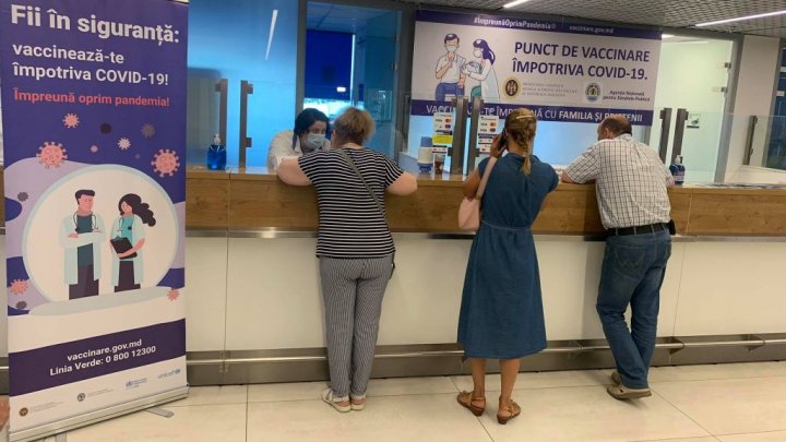 Un nou punct de vaccinare a fost inaugurat în incinta Aeroportului Internațional Chișinău