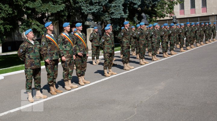 Un nou contingent de militari moldoveni a plecat în Kosovo