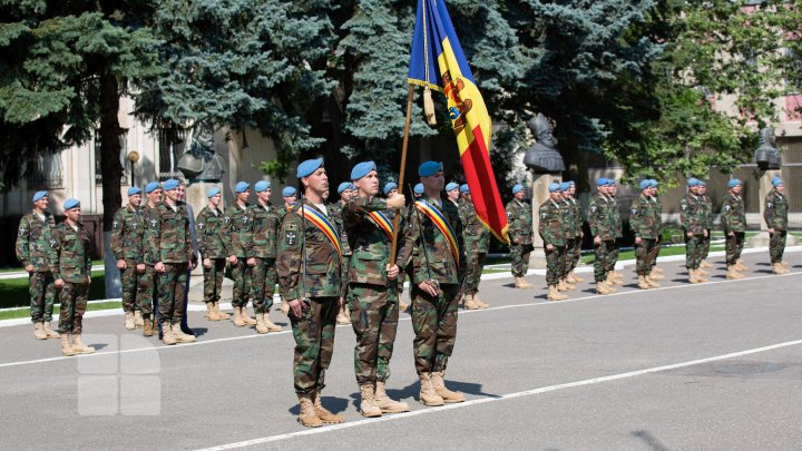 Un nou contingent de militari moldoveni a plecat în Kosovo