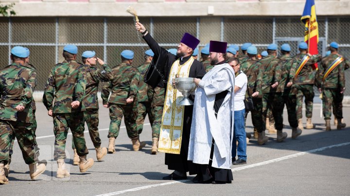 Un nou contingent de militari moldoveni a plecat în Kosovo