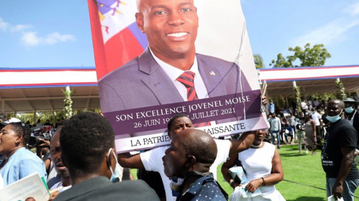 Focuri de armă la funeraliile preşedintelui haitian Jovenel Moise