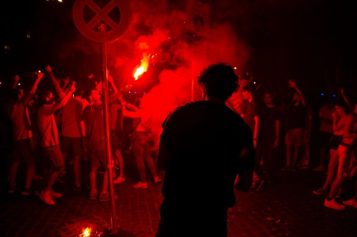 Cum au sărbătorit italienii calificarea Italiei în finala EURO 2020 (FOTO/VIDEO)