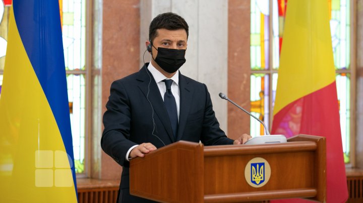 De Ziua Independenţei, Zelenski a vorbit la Chişinău despre eliberarea Crimeei şi soluţionarea conflictelor îngheţate