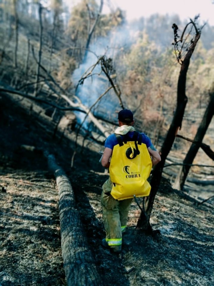 Peste 260 de incendii au fost stinse de pompierii moldoveni în Grecia (VIDEO/FOTO)