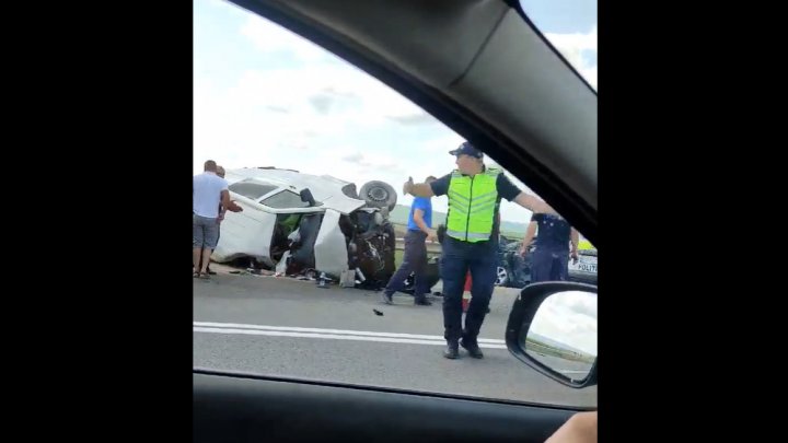 ACCIDENT CUMPLIT în raionul Orhei. Sunt VICTIME (VIDEO/FOTO)