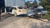 IMPACT VIOLENT între trei vehicule la Briceni. O şoferiţă a băgat în spital un poliţist, care se deplasa spre documentarea unui alt accident