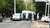 Accident în lanț în orașul Tiraspol. O ambulanță s-a răsturnat, dupa ce s-a lovit puternic cu o mașină (VIDEO)