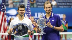 Djokovic, făcut KO de Medvedvev în finala US Open 2021. Rusul a cucerit primul său titlu de Grand Slam