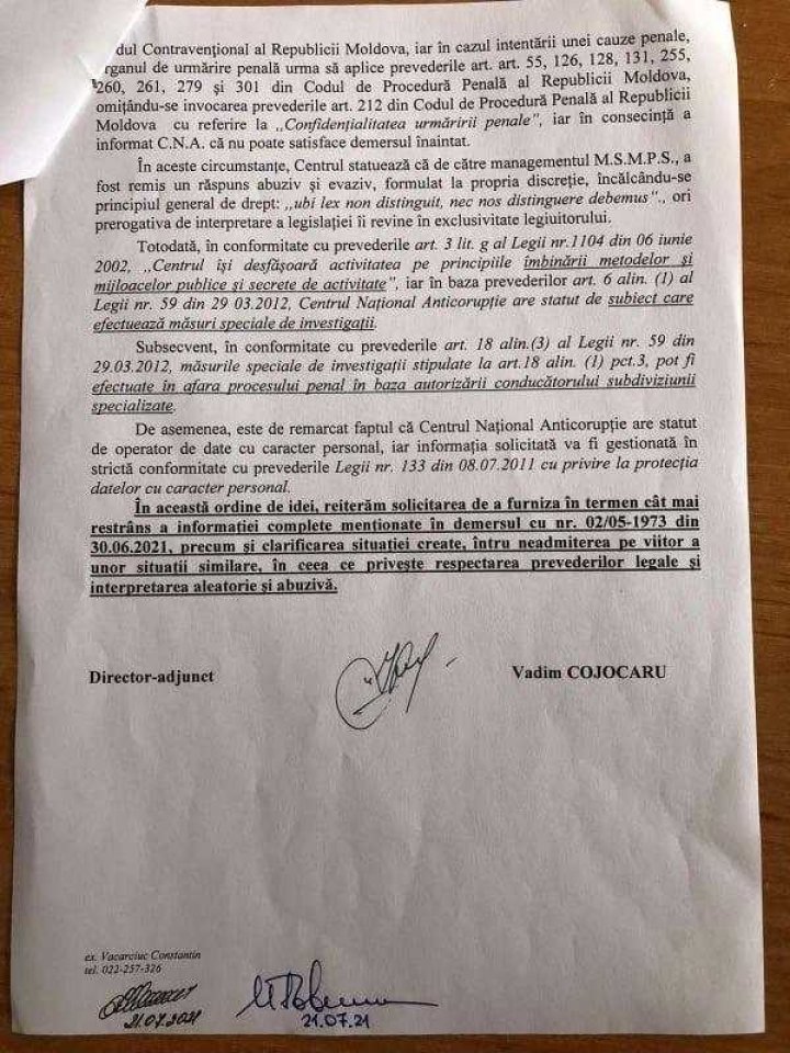 CNA va verifica baza de date cu cetăţeni imunizaţi împotriva COVID-19, oferită de Ministerul Sănătăţii