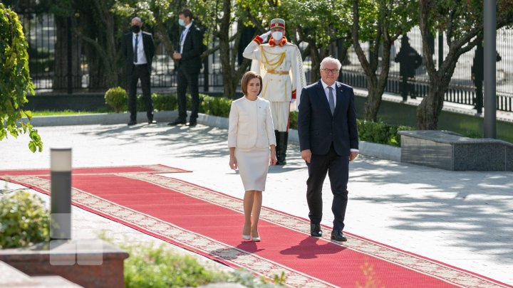 Maia Sandu şi Frank-Walter Steinmeier au discutat despre consolidarea relaţiilor economice dintre Germania şi Republica Moldova (FOTO)